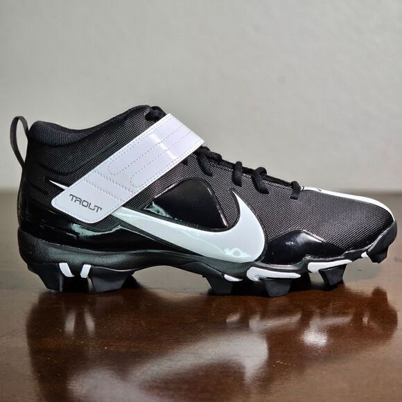 Nike Force Trout 7 Keystone Black White Baaeball Cleats Size 13 Shoes CT0831 005 - Picture 7 of 12